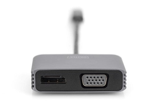 Digitus USB Type-C™ 4K 2-in-1 DisplayPort + VGA Graphics Adapter