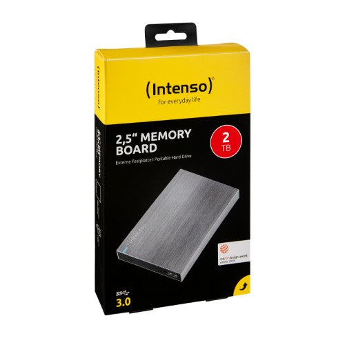 Intenso 6028680 external hard drive 2 TB 5400 RPM 2.5" Micro-USB B Anthracite