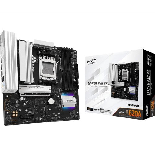 Asrock A620AM Pro RS AMD A620A Socket AM5 micro ATX