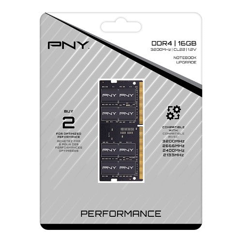 PNY Performance memory module 16 GB 1 x 16 GB DDR4 260-pin SO-DIMM