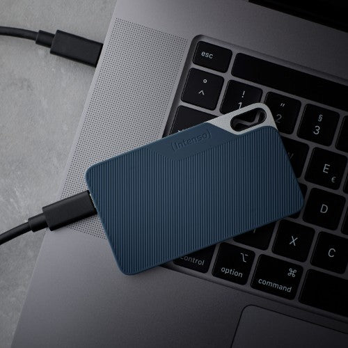 Intenso Lesen/Schreiben bis zu 500 MB/s/250GB USB Type-C 3.2 Gen 1 (3.1 Gen 1) Blue, Grey