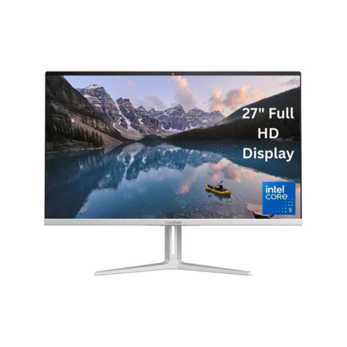 MEDION Signium 27 S1 (MD 600018) AIO UK Intel Core 5 210H 68.6 cm (27") 1920 x 1080 pixels All-in-One PC 16 GB DDR4-SDRAM 1 TB SSD Windows 11 Home Wi-Fi 6E (802.11ax) Grey
