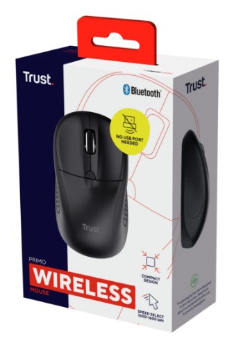 Trust Primo mouse Travel Ambidextrous Bluetooth Optical 1600 DPI