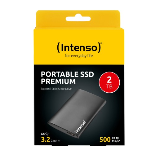 Intenso 3823471 external solid state drive 2 TB USB Type-A 3.2 Gen 1 (3.1 Gen 1) Black