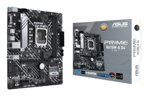 ASUS PRIME H610M-A D4-CSM Intel H610 LGA 1700 micro ATX