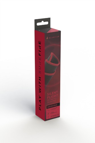 SureFire Silent Flight 320 Gaming mouse pad Black, Red