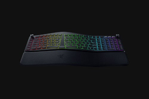 Razer Pro Type Ergo keyboard Universal USB + RF Wireless + Bluetooth QWERTY US English Black