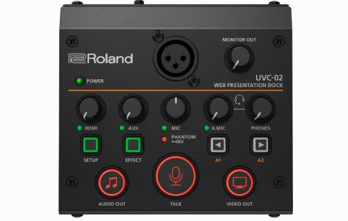 Roland UVC-02 audio conferencing bridge Black