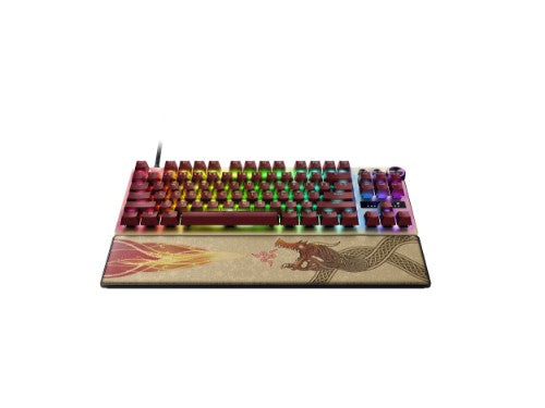 Razer Huntsman V3 Pro Tenkeyless keyboard Gaming USB QWERTY UK International Gold, Yellow