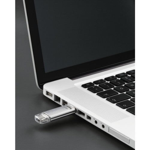 Hama C-Laeta USB flash drive 32 GB USB Type-A / USB Type-C 3.2 Gen 1 (3.1 Gen 1) Silver