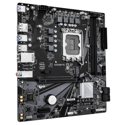 GIGABYTE B760M H V2 Motherboard - Supports Intel Core 14th Gen CPUs, 5+1+1 Phases Digital VRM, up to 8000MHz DDR5 (O.C.), 1xPCIe 4.0 M.2, 1GbE LAN, USB 3.2 Gen1