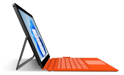 Geo Computers GeoPad 220 Hybrid (2-in-1) 30.7 cm (12.1") Touchscreen 2K Intel® Pentium® Silver N5030 4 GB LPDDR4-SDRAM 128 GB SSD Wi-Fi 5 (802.11ac) Windows 11 Home in S mode Orange