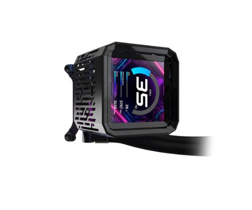 Asrock Phantom Gaming 360 LCD Processor Liquid cooling kit 12 cm Black