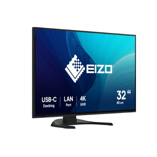 EIZO FlexScan EV3240X-BK computer monitor 80 cm (31.5") 3840 x 2160 pixels 4K Ultra HD LCD Black