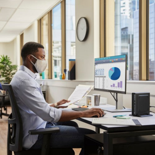 HP Pro Mini 400 G9 Intel® Core™ i5 i5-14500T 16 GB DDR5-SDRAM 512 GB SSD Windows 11 Pro Mini PC Black