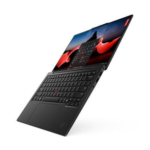 Lenovo ThinkPad X1 Carbon Gen 12 Intel Core Ultra 7 155U Laptop 35.6 cm (14") WUXGA 32 GB LPDDR5x-SDRAM 512 GB SSD Wi-Fi 6E (802.11ax) Windows 11 Pro UK English Black