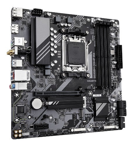 GIGABYTE B650M D3HP AX Motherboard - AMD Ryzen 9000 Series CPUs, 5+2+2 Phases VRM, up to 8000MHz DDR5 (OC), 2xPCIe 4.0 M.2, WIFI 6E, 2.5GbE LAN, USB 3.2 Gen 1