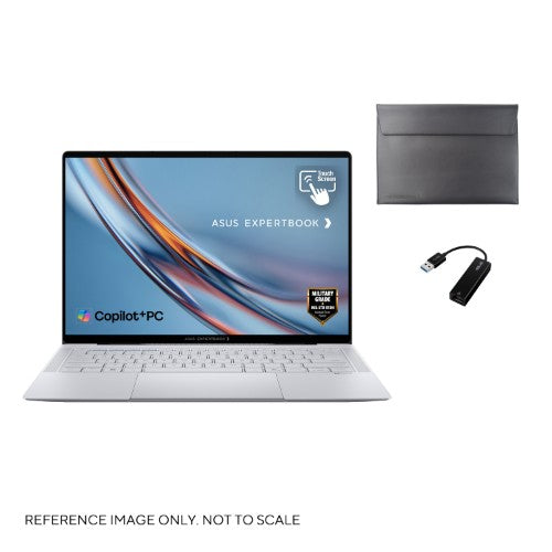 ASUS ExpertBook Ultra B9406CA-GX931X Copilot+ PC Intel Core Ultra X9 388H Laptop 35.6 cm (14") Touchscreen WQXGA+ 32 GB LPDDR5x-SDRAM 1 TB SSD Wi-Fi 7 (802.11be) Windows 11 Pro Grey QWERTY UK English