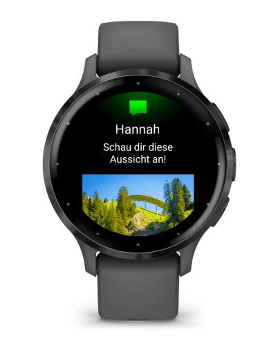 Garmin Venu 3S 3.05 cm (1.2") AMOLED 41 mm Digital 390 x 390 pixels Touchscreen Grey Wi-Fi GPS (satellite)