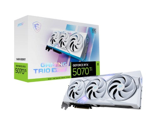 MSI GeForce RTX 5070 Ti 16G GAMING TRIO OC WHITE NVIDIA 16 GB GDDR7
