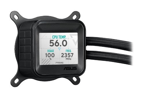 ASUS Prime LC 360 ARGB LCD Processor All-in-one liquid cooler 12 cm Black