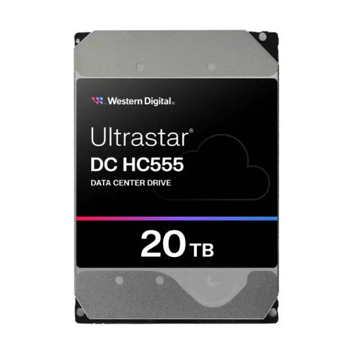 Western Digital Ultrastar DC HC555 internal hard drive 20 TB 7200 RPM 512 MB 3.5" Serial ATA III