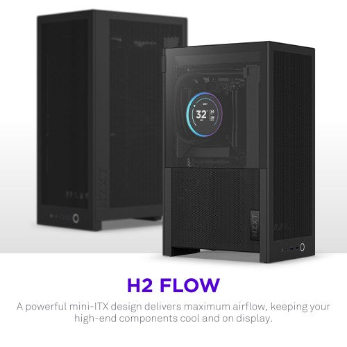 NZXT H2 Flow Small Form Factor (SFF) Black