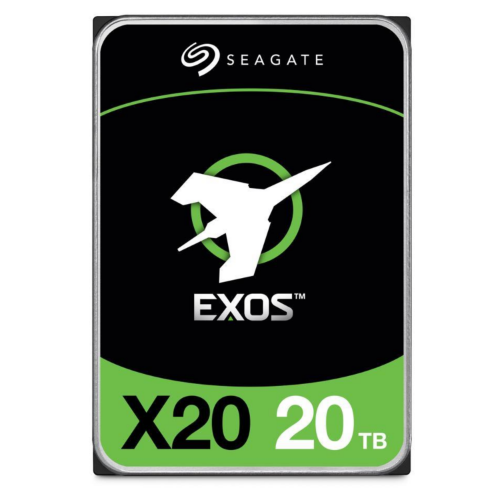Seagate Enterprise Exos X20 internal hard drive 20 TB 7200 RPM 3.5" Serial ATA III