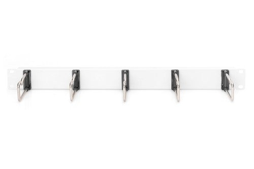Digitus Cable Management Panel with Steel Rings for 482.6 mm (19") Cabinets, 1U
