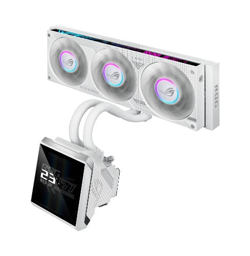 ASUS ROG STRIX SLC IV 360 ARGB LCD WHT Processor All-in-one liquid cooler 12 cm White 1 pc(s)