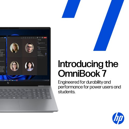 HP OmniBook 7 AI 16-ay0003na Intel Core Ultra 5 225H Laptop 40.6 cm (16") 2K 16 GB DDR5-SDRAM 1 TB SSD Wi-Fi 6E (802.11ax) Windows 11 Home AI PC Silver