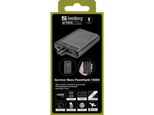 Sandberg Survivor Nano Powerbank 10000