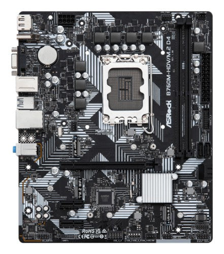 Asrock B760M-HDV/M.2 D4 Intel B760 LGA 1700 micro ATX