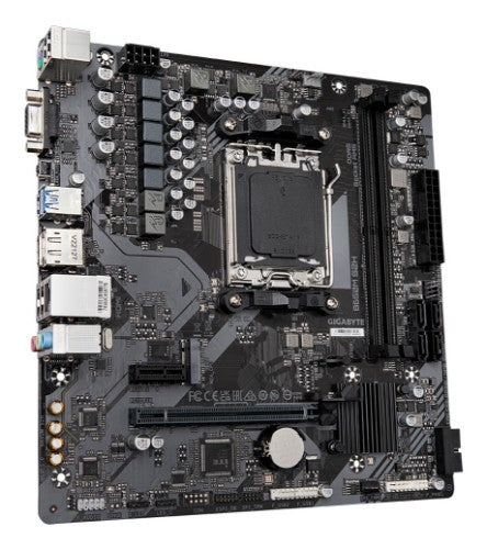 GIGABYTE B650M S2H Motherboard - AMD Ryzen 9000 Series CPUs, 5+2+2 Phases VRM, up to 6400MHz DDR5 (OC), 1xPCIe 4.0 M.2, GbE LAN, USB 3.2 Gen 1