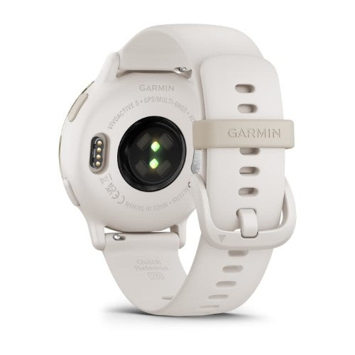 Garmin Vivoactive 5 3.05 cm (1.2") AMOLED 42 mm Digital 390 x 390 pixels Touchscreen White Wi-Fi GPS (satellite)