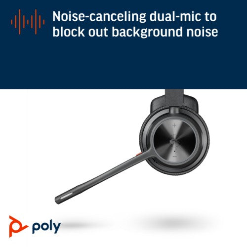 Poly Voyager 4310 Microsoft Teams Certified USB-A Headset +BT700 dongle