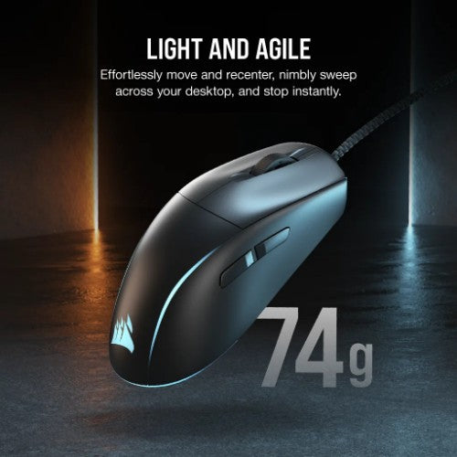 Corsair M75 Lightweight RGB mouse Gaming USB Type-A Optical 26000 DPI