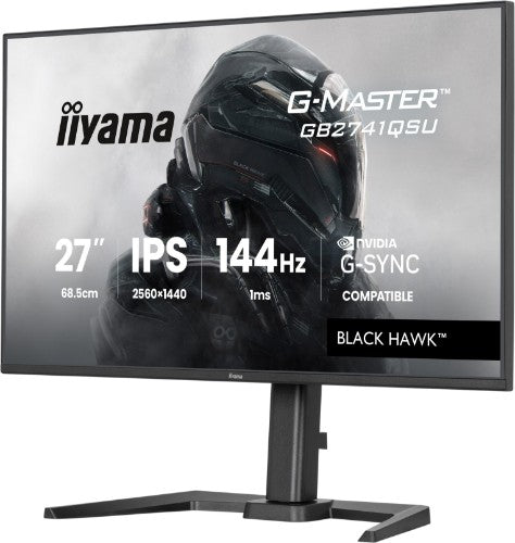 iiyama G-MASTER GB2741QSU-B1 computer monitor 68.6 cm (27") 2560 x 1440 pixels 4K Ultra HD LED Black