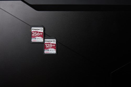 Kingston Technology 128GB Canvas React Plus SDXC UHS-II 300R/260W U3 V90 for Full HD/4K/8K