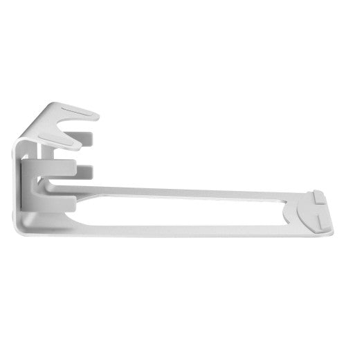 StarTech.com Laptop Stand - 2-in-1 Laptop Riser Stand or Vertical Stand - Ideal for Ultrabooks & MacBook Pro/Air - Ergonomic Angled Notebook Holder for Office Desk - Silver, Aluminum