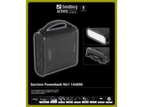 Sandberg Survivor Powerbank 9in1 144000