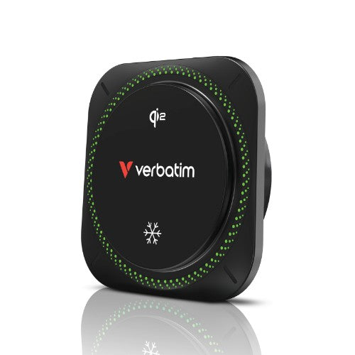 Verbatim Charge 'n' Drive Qi2 Magnetic Wireless Car Charger RGB
