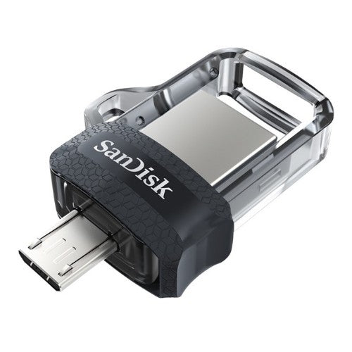 SanDisk 173384 USB flash drive 32 GB USB Type-A / Micro-USB Black, Transparent