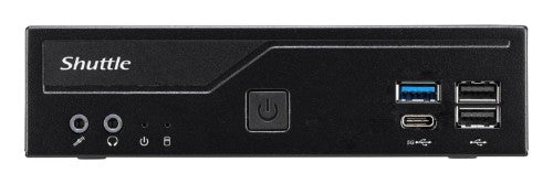 Shuttle XPС slim DH610V2 PC/workstation barebone 1.35L sized PC Black Intel H610 LGA 1700