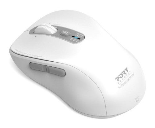 Port Designs 900707CW mouse Home Right-hand RF Wireless + Bluetooth Optical 3200 DPI