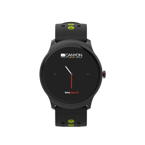 Canyon CNS-SW81BG smartwatch / sport watch 3.3 cm (1.3") IPS 44 mm Digital 240 x 240 pixels Touchscreen Black, Green