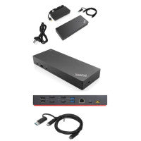 Lenovo 40AF0135EU laptop dock/port replicator Wired Black