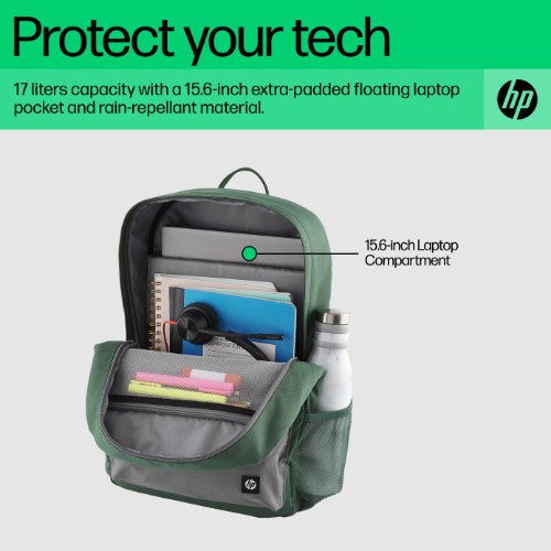 HP Campus Green Backpack