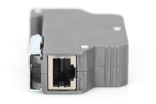 Digitus PoE surge protector (RJ45), DIN rail installation, indoor