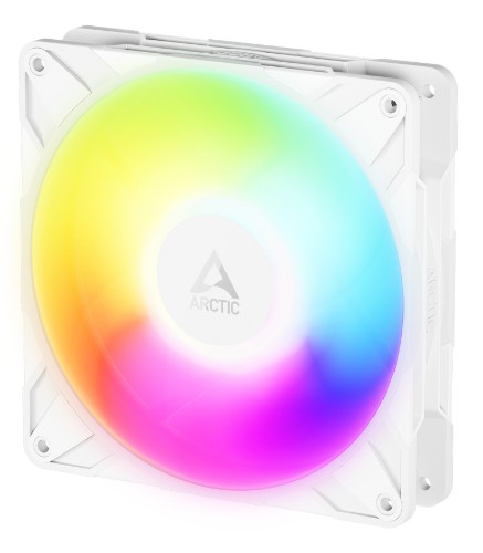 ARCTIC Freezer P14 Pro Reverse A-RGB (White) - 3 Pack - 140 mm A-RGB PWM Fan with Cable Splitter